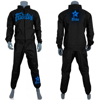 Fairtex VS3 Костюм Cауна Сгонка "Vinyl Sweat Suit" Черно-Синяя